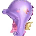 1pc 66 * 54cm Seahorse Foil Balloon, Water Animals