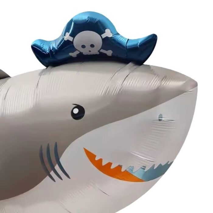 1pc Shark Foil Balloon Pirate Theme Whale Fish Balloon - Image 4