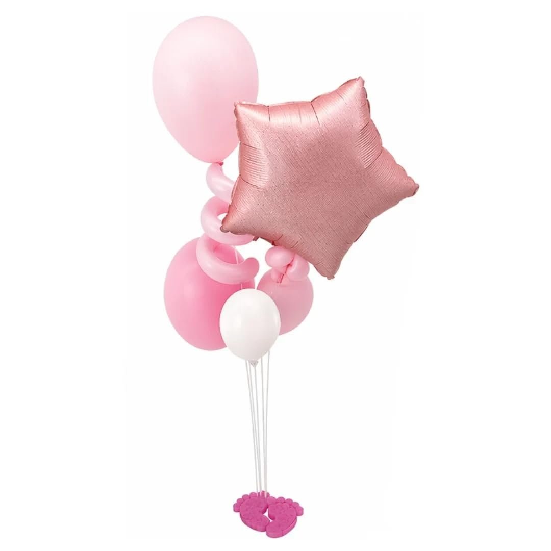 41yoOlICZcL._SL1080_ Baby Feet Balloon Stand Kit for Baby Shower, (Only stand No Balloons) - Image 1