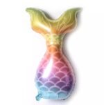 Mermaid Tail Mylar Foil Balloons for Anniversary