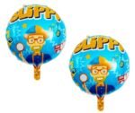 Set of 5 blippi Cartoon Foil Balloon - Image 4