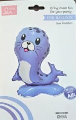 1pc 45 * 60cm Self standing Cat fish foil balloons Under The Sea Party - Image 4
