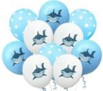 Set of 10 Shark latex Balloons