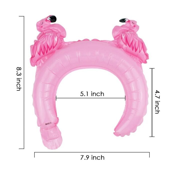 FLAMINGO hair band foil balloon - Image 2