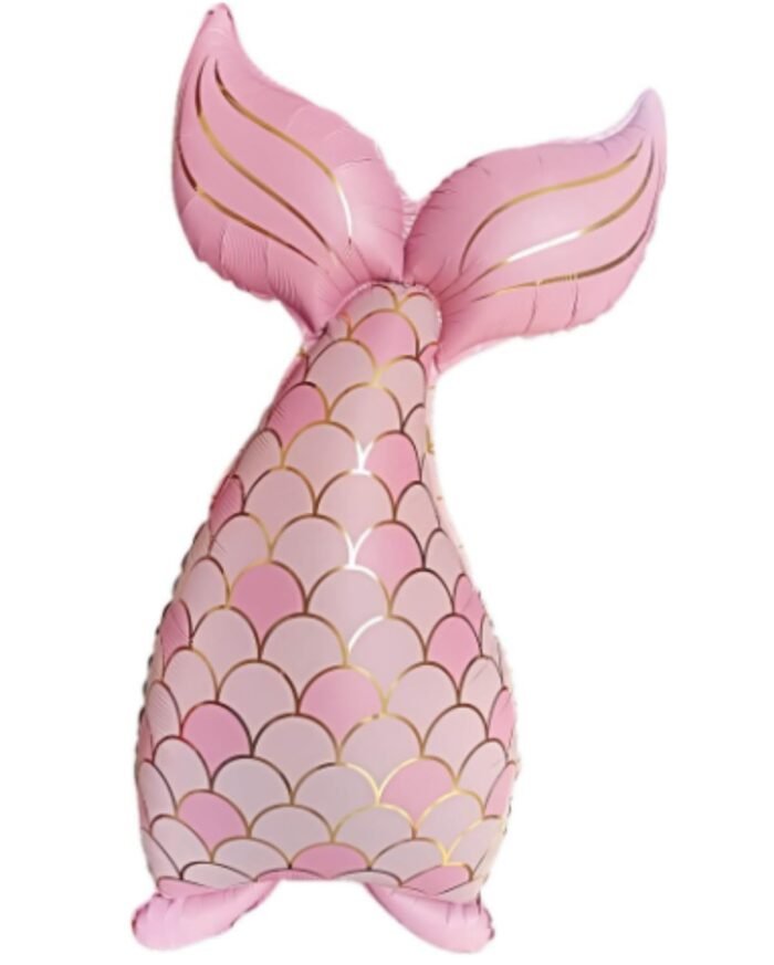 5Pcs Mermaid Tail Plush Balloon - Image 2