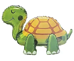 51LQ8226h8L._SX300_SY300_QL70_FMwebp_ 1pc Self standing 26 * 17.3 * 12.6inch Tortoise foil balloon - Image 1
