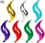 Golden Mermaid Tail Foil Balloons 17 Inch (Pack of 2) - Image 6