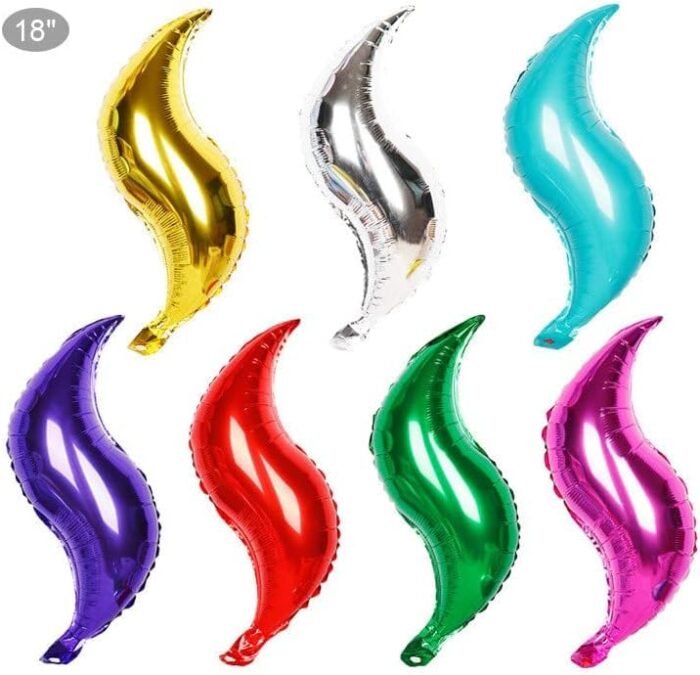Golden Mermaid Tail Foil Balloons 17 Inch (Pack of 2) - Image 6