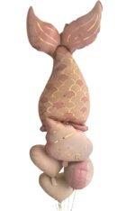 5Pcs Mermaid Tail Plush Balloon - Image 4