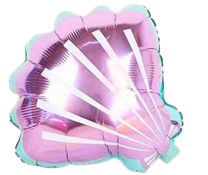 Set of 5 Mermaid Tail Foil Balloons. - Image 3