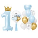 1st Birthday Balloon Decorations for Boys