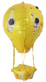 1pc Yellow hot air Foil Balloon - Image 5