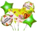 Set of 5 Shark Foil Balloons - Image 5
