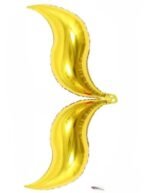 Golden Mermaid Tail Foil Balloons 17 Inch (Pack of 2)