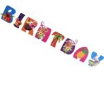 1pc HAPPY BIRTHDAY FLAMINGO FLAGS, banner with flamingo - Image 3