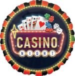 Set of 5 Casino Theme Party Foil Balloon - Image 3