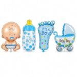 It's a Boy Foil Balloon Set for Baby Shower