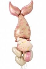 5Pcs Mermaid Tail Plush Balloon