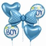 Blue Foil Balloons Set of 5 | Party Decoration Balloon