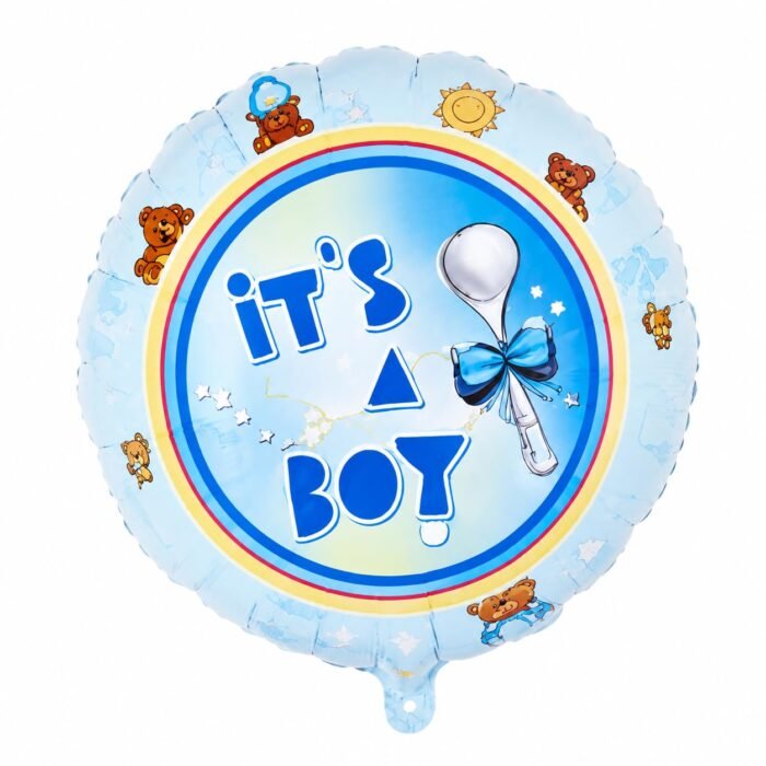 It’s a Boy Balloon Decoration Set Blue Sleeping Baby Foil Balloons - Image 2