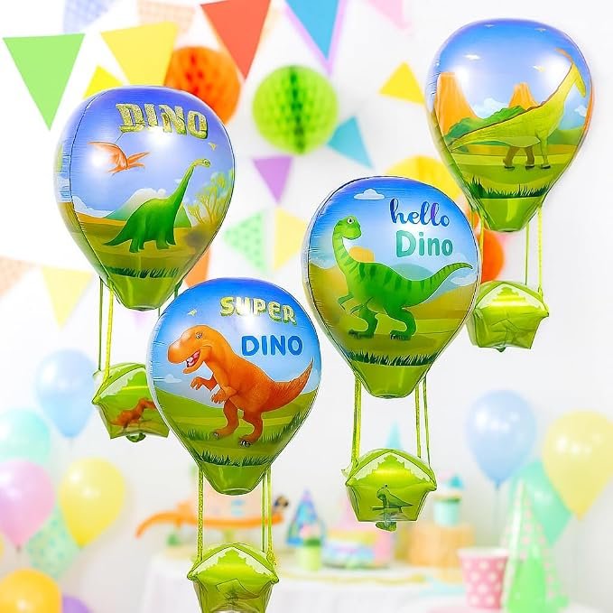 618sG6xnNtL._SX679_ Unique Hot Air Balloon Design – Adorable 4D foil balloons shaped like colorful hot air balloons with cute animal. 4D hot air balloon foil balloons for birthday decoration, Cute animal mylar balloons for jungle safari partyprints. High-Quality Foil Material – Made from premium aluminum foil, durable, reusable, and safe for kids’ parties. Hot air balloon shaped aluminum foil balloons for kids, Baby shower foil balloons with hot air balloon design Perfect Party Decoration – Ideal for birthdays, baby showers, jungle safari themes, zoo parties, and festive events. Hot air balloon foil balloon Animal balloon 4D foil balloon Mylar balloon Party foil balloons Easy to Inflate – Can be filled with air or helium; stays inflated for long hours to brighten up your celebration. Baby shower balloon Safari balloons Jungle theme balloons Reusable & Eco-Friendly – Strong foil balloons that can be reused for multiple parties and decorations. Reusable party foil balloons for zoo and jungle theme décor, Colorful 4D hot air balloon balloons for wedding and events - Image 1