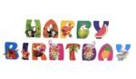 1pc HAPPY BIRTHDAY FLAMINGO FLAGS, banner with flamingo