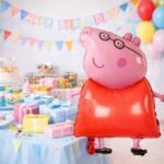 Cute Pink Pig Foil Balloon for Kids Birthday Party - Image 4