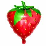 Strawberry Foil Balloon Large – Red Fruit Shape Party Balloon
