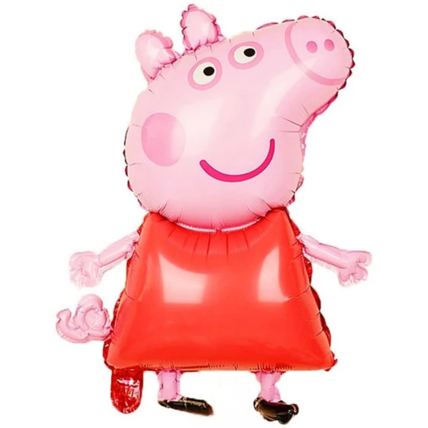 61ZKVGMIcZL._SL1500_ Cute Pink Pig Foil Balloon for Kids Birthday Party - Image 1