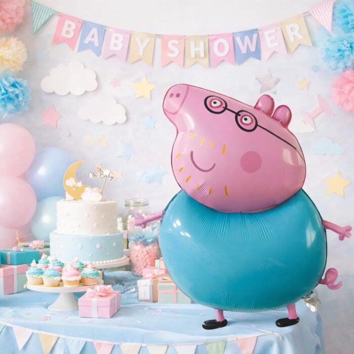 Cute Pig Cartoon Foil Balloon for Kids Birthday Party Decoration - Image 4