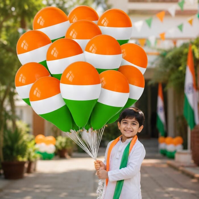 Tri colour Balloons for Independence Day and Republic Day - Image 4