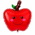 Cute Apple Foil Balloon – Red Fruit Balloon
