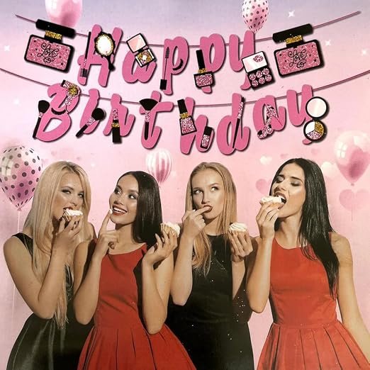61jrkt6g3QL._SX522_ Happy Birthday Glittered Makeup Cosmetics Happy Birthday - Image 1