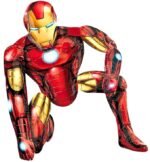 superhero foil balloons iron man red