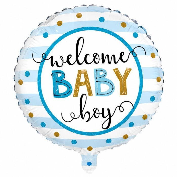 Welcome Baby Boy Balloon Set - Image 5