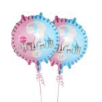 Girl & Boy Round Foil Balloons Set