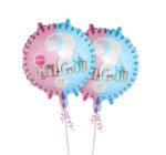 Girl & Boy Round Foil Balloons Set