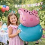 Cute Pig Cartoon Foil Balloon for Kids Birthday Party Decoration - Image 2