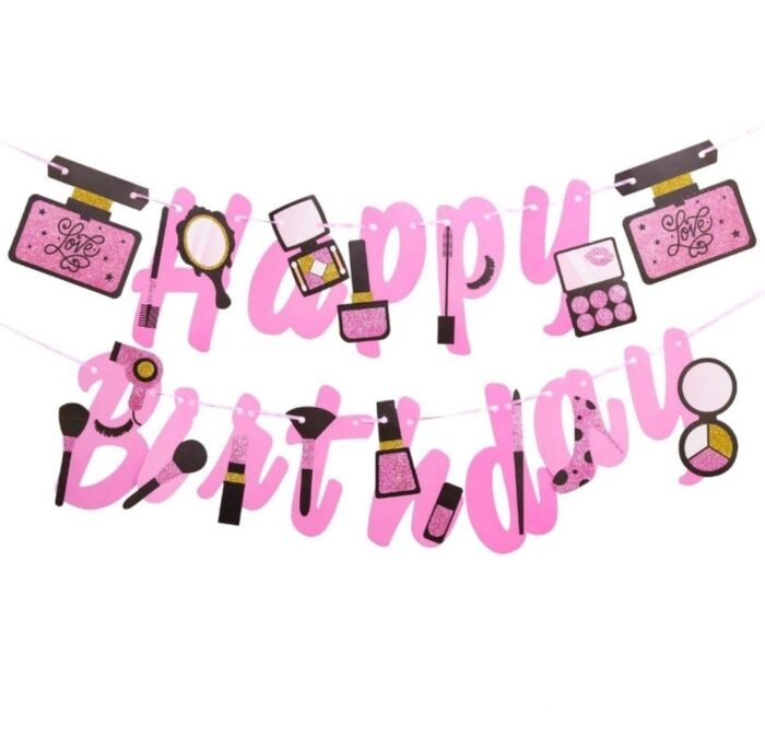 Happy Birthday Glittered Makeup Cosmetics Happy Birthday - Image 2
