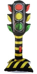 4D Self Standing Traffic Light Balloon, Race Car Theme (150 * 58 cm)