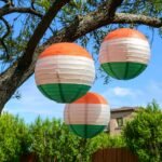Tricolor Paper Lanterns for Independence Day & Republic Day Decoration - Image 4