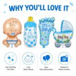It's a Boy Foil Balloon Set for Baby Shower - Image 4
