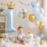 1st Birthday Balloon Decorations for Boys - Image 2