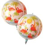 4D Flamingo Balloons for Birthday Decoration