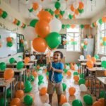 Independence Day Latex Balloons Pack of 60 | Tricolor Orange White Green - Image 4