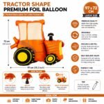 Tractor Shape Premium Foil Balloon 97 x 72 cm - Image 2