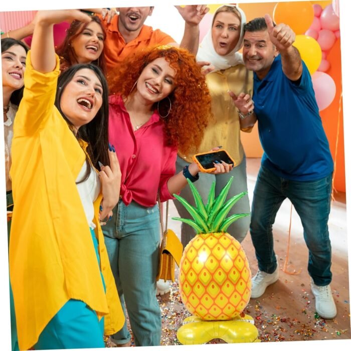 Self Standing Pineapple Inflatable Balloons Prop Pineapple Modeling Foil Balloon - Image 6