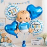 Welcome Baby Boy Balloon Set - Image 2