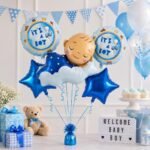 It’s a Boy Balloon Decoration Set Blue Sleeping Baby Foil Balloons - Image 4