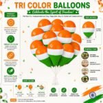 Tri colour Balloons for Independence Day and Republic Day - Image 2